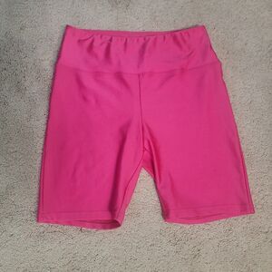 BP Hot Pink Biker Shorts Size M NWOT